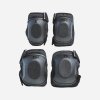 One Size Cycling Elbow and Knee Protectors Set 3-6 Years - Black